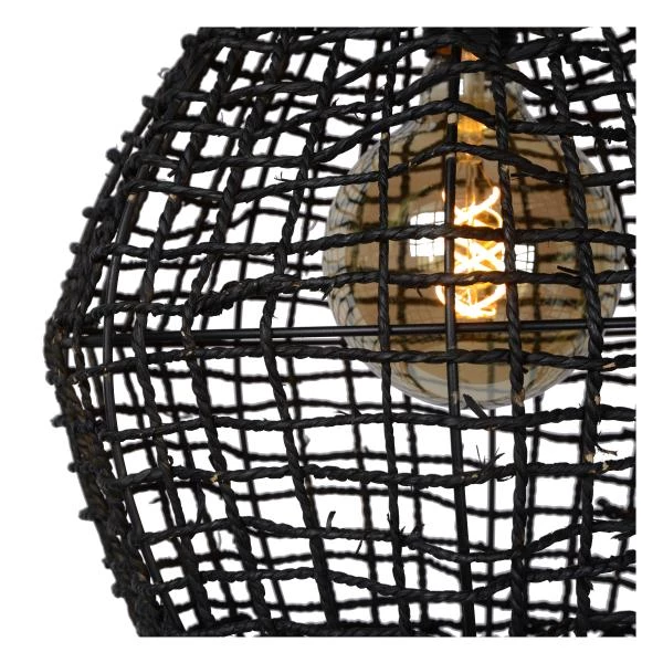 Lucide ALBAN - Pendant light - Ø 35 cm - 1xE27 - Black - detail 4